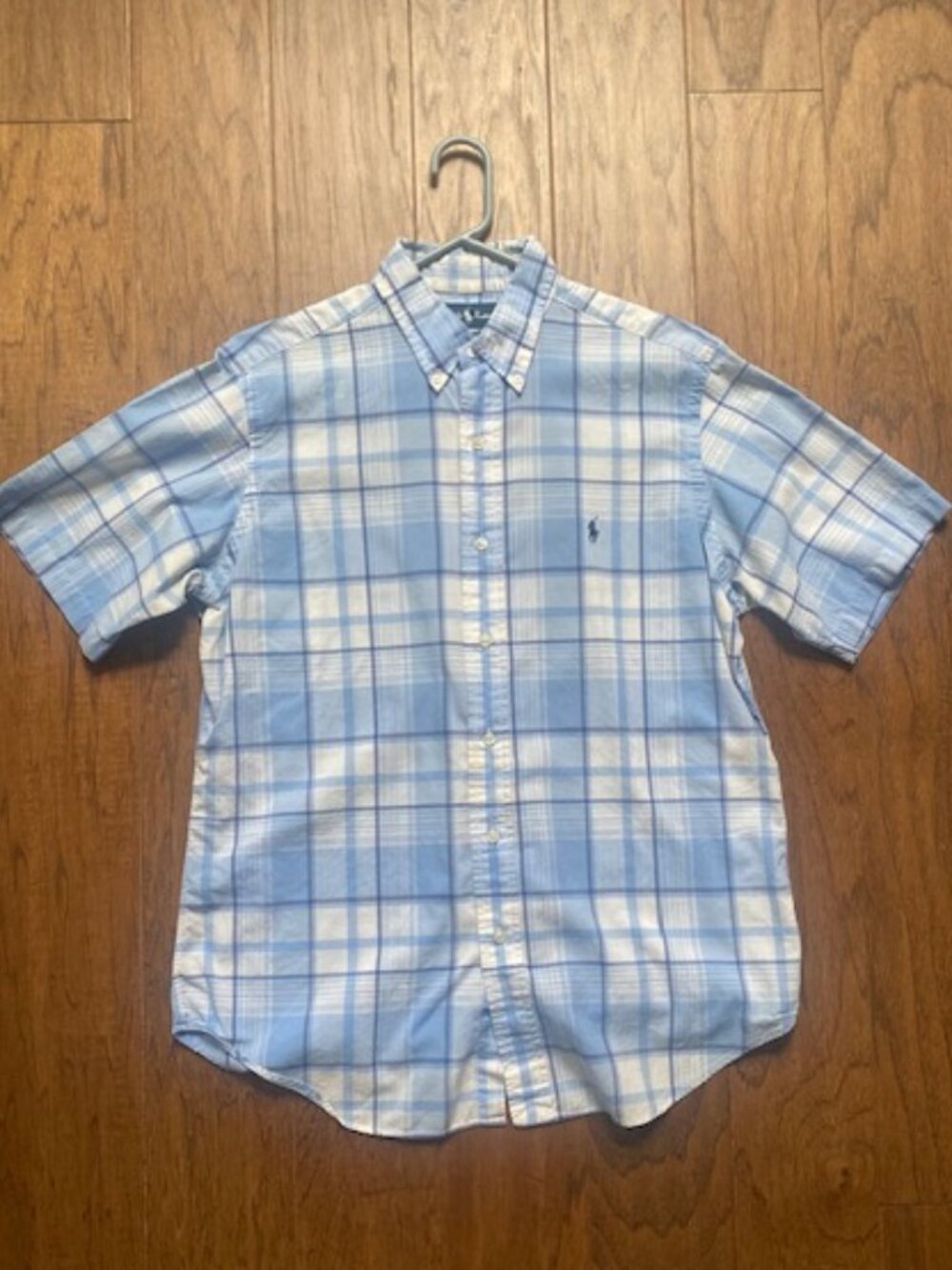 Men's Polo Short Sleeve Button Down